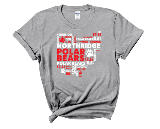 Northridge Ohio Shirt | Tri-Blend | T-shirt | Unisex Full Front Print