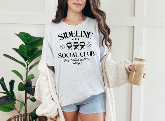 Sideline Social Club | 50/50 Cotton Poly | UNISEX | T-shirt