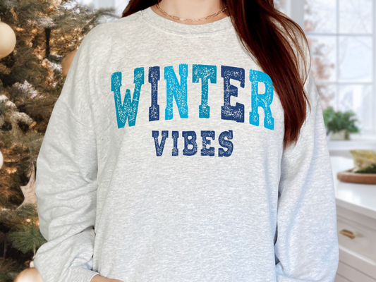 Winter Vibes | 50/50 Cotton Poly | UNISEX | Sweatshirt