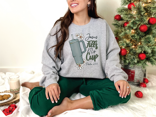 Jesus fills my cup | 50/50 Cotton Poly | UNISEX | T-shirt