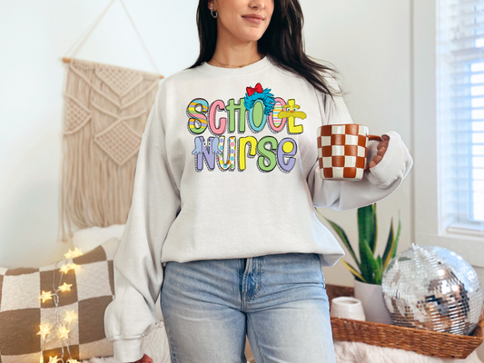 School Nurse | 50/50 Cotton Poly | UNISEX | Sweatshirt