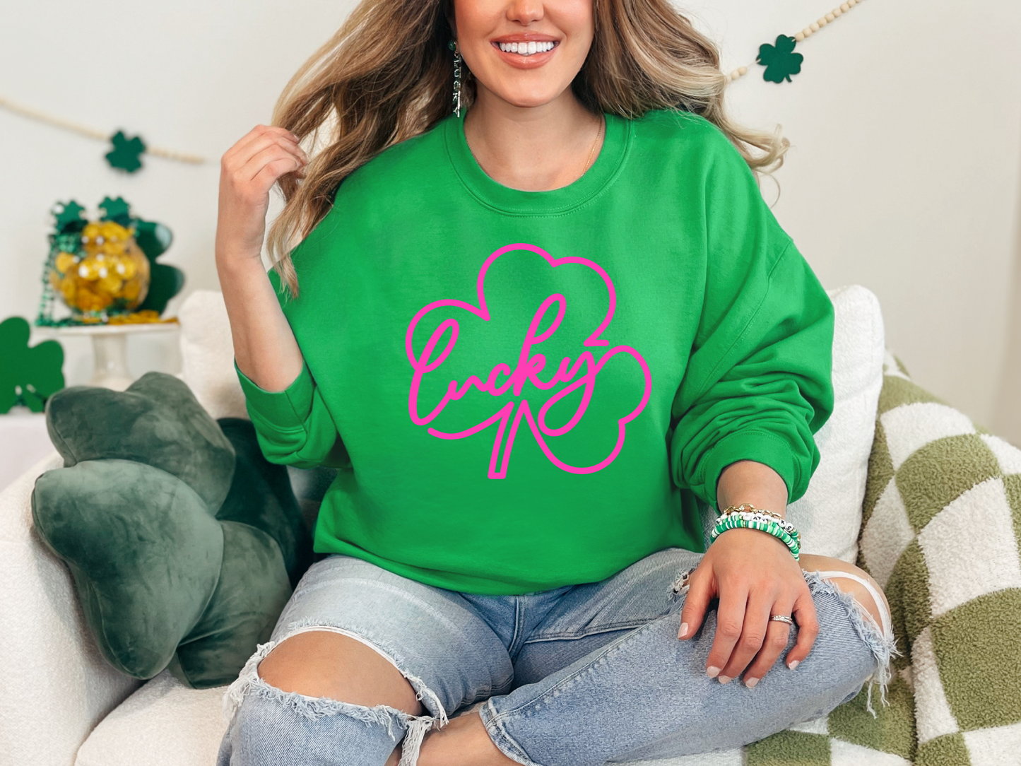 Lucky | 50/50 Cotton Poly | UNISEX | Sweatshirt