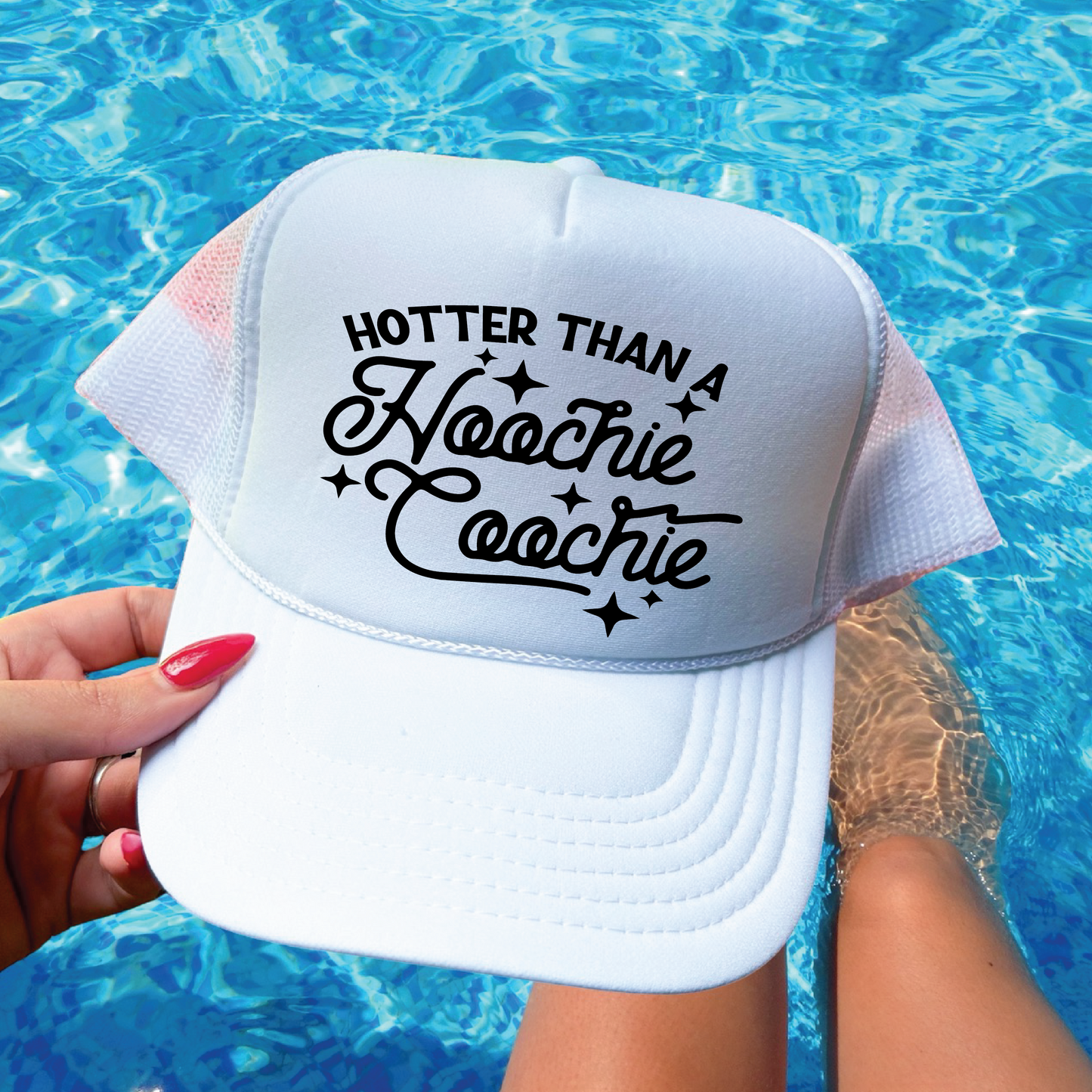 Hotter than a Hoochie Coochie | Trendy Mesh Back | Trucker Hat