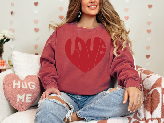 Love Puff | 50/50 Cotton Poly | UNISEX | Sweatshirt