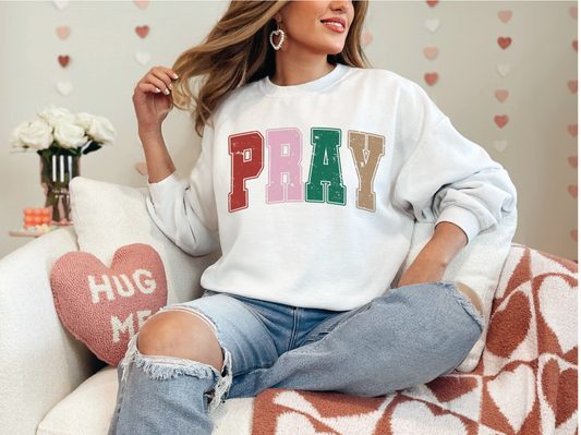 PRAY | 50/50 Cotton Poly | UNISEX | Sweatshirt