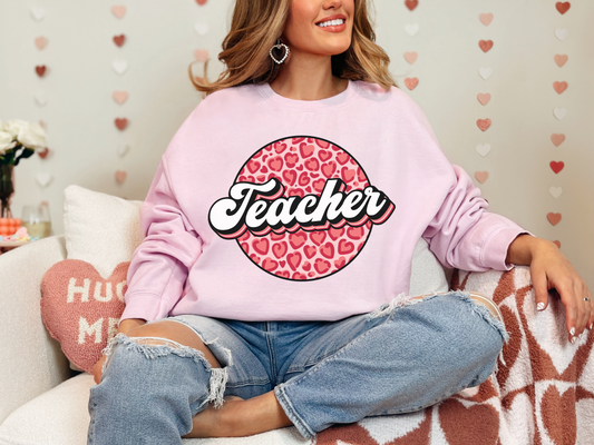 Teacher Retro | 50/50 Cotton Poly | UNISEX | Sweatshirt