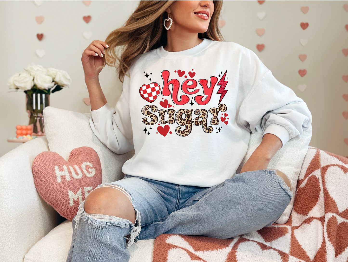 Hey Sugar | 50/50 Cotton Poly | UNISEX | Sweatshirt