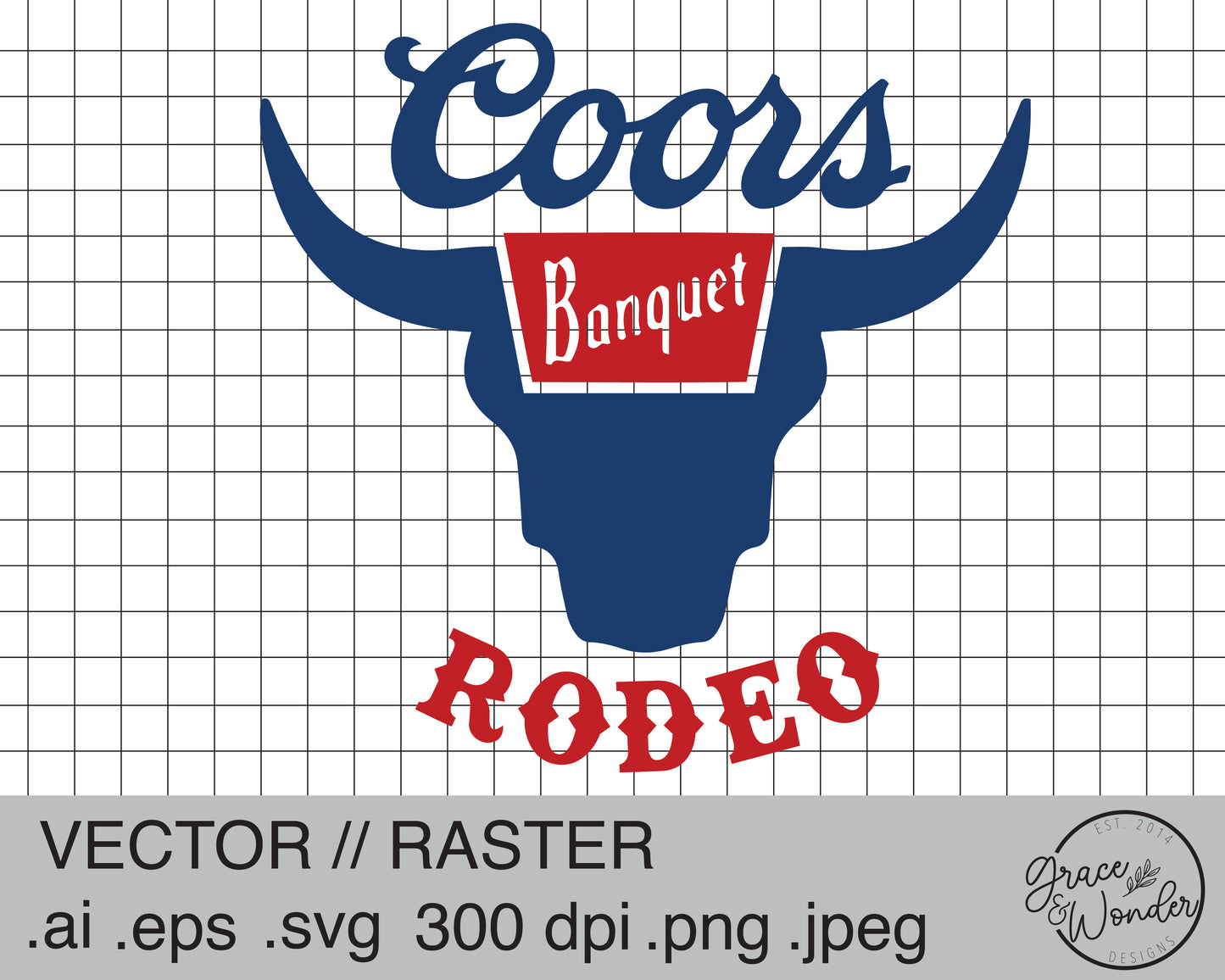 Coors Rodeo | Digital Download | .SVG .PNG .EPS | Sublimated & Vinyl Ready