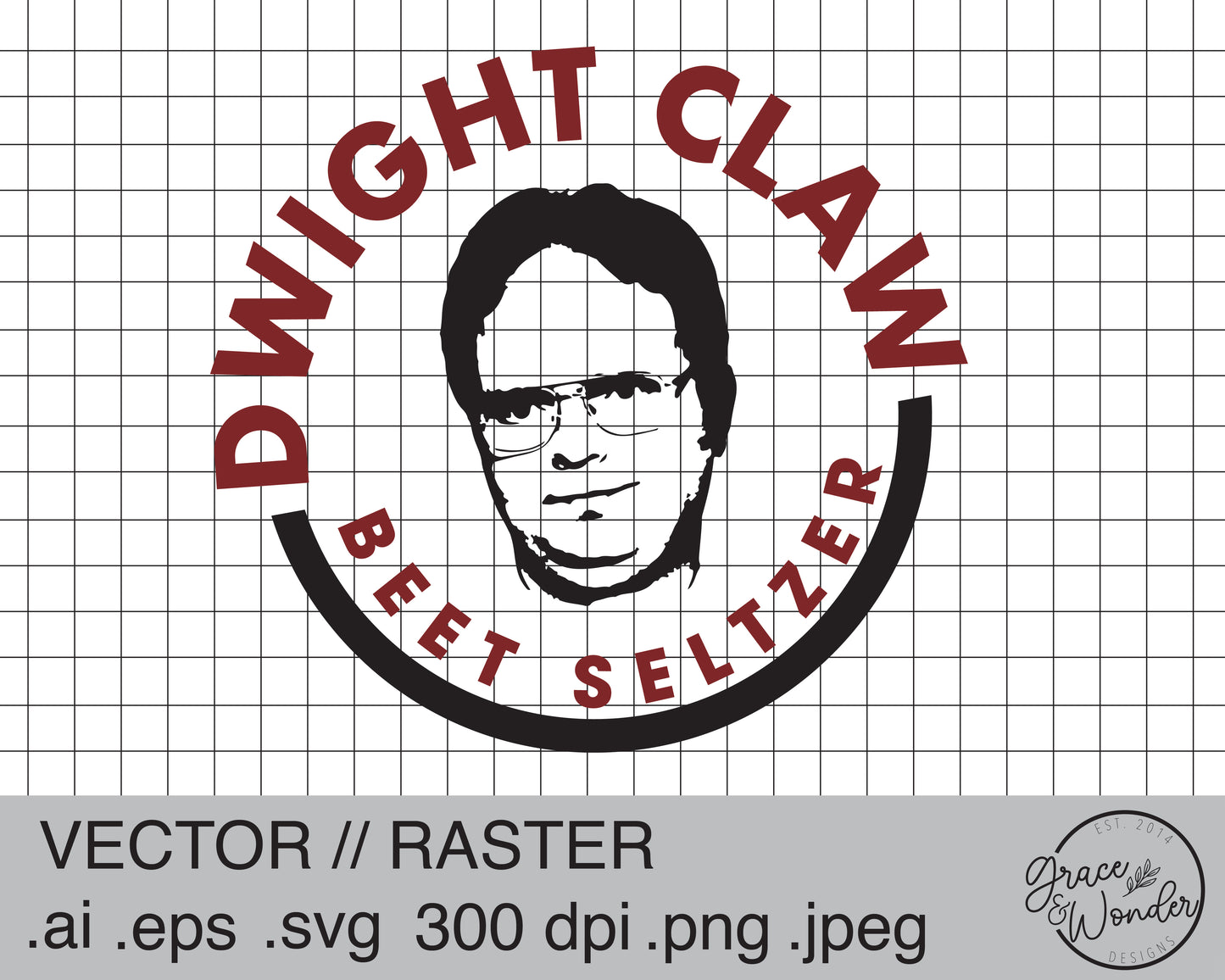 Dwight Seltzer | Digital Download | .SVG .PNG .EPS | Sublimated & Vinyl Ready