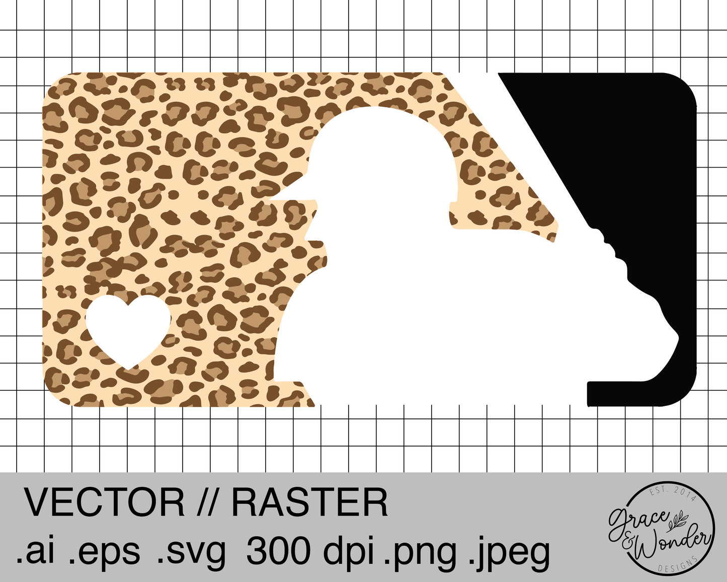 Leopard MLB Logo | Digital Download | .SVG .PNG .EPS | Sublimated & Vinyl Ready