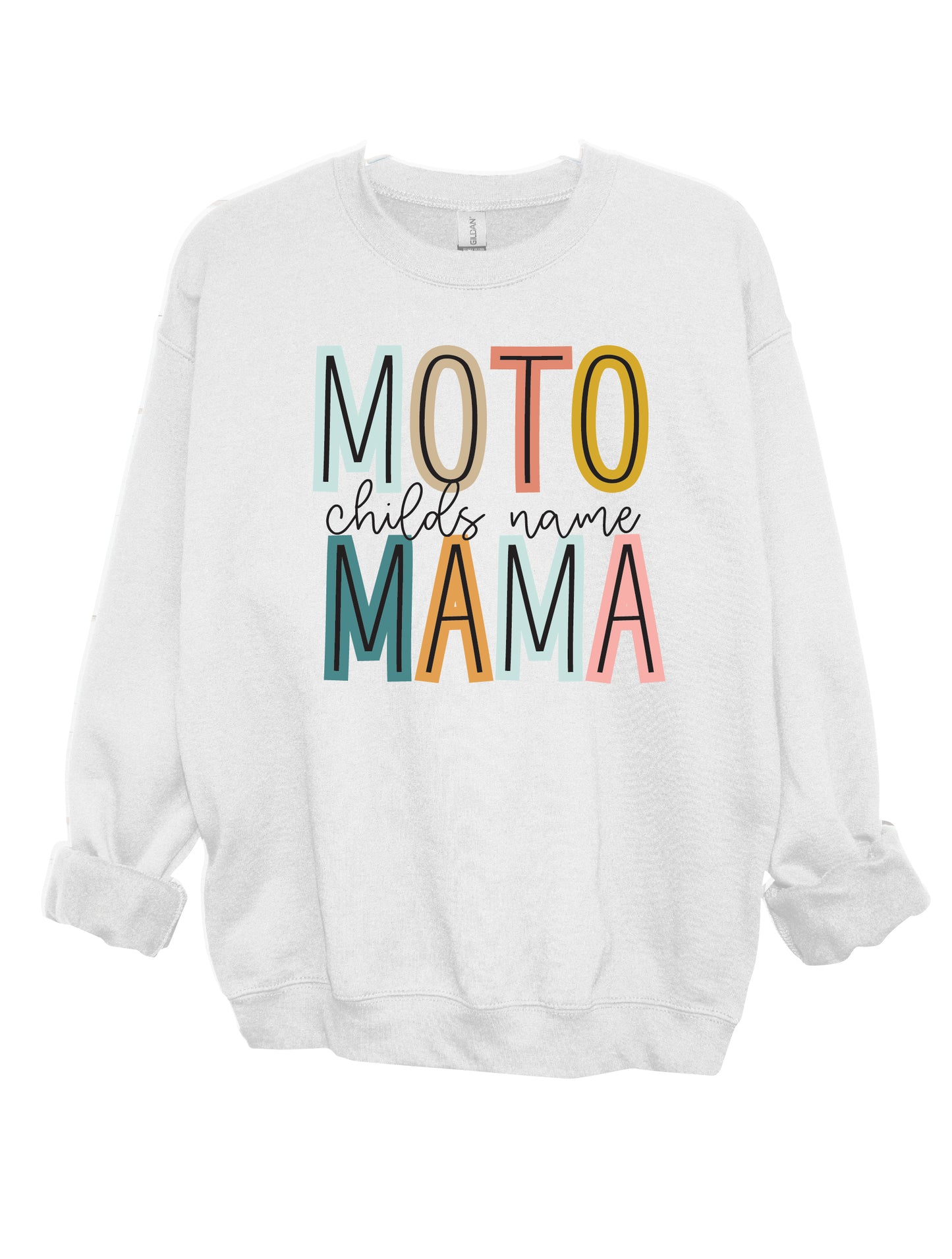 Moto Mama Boho | 100% Ring Spun Cotton | Unisex | Crew