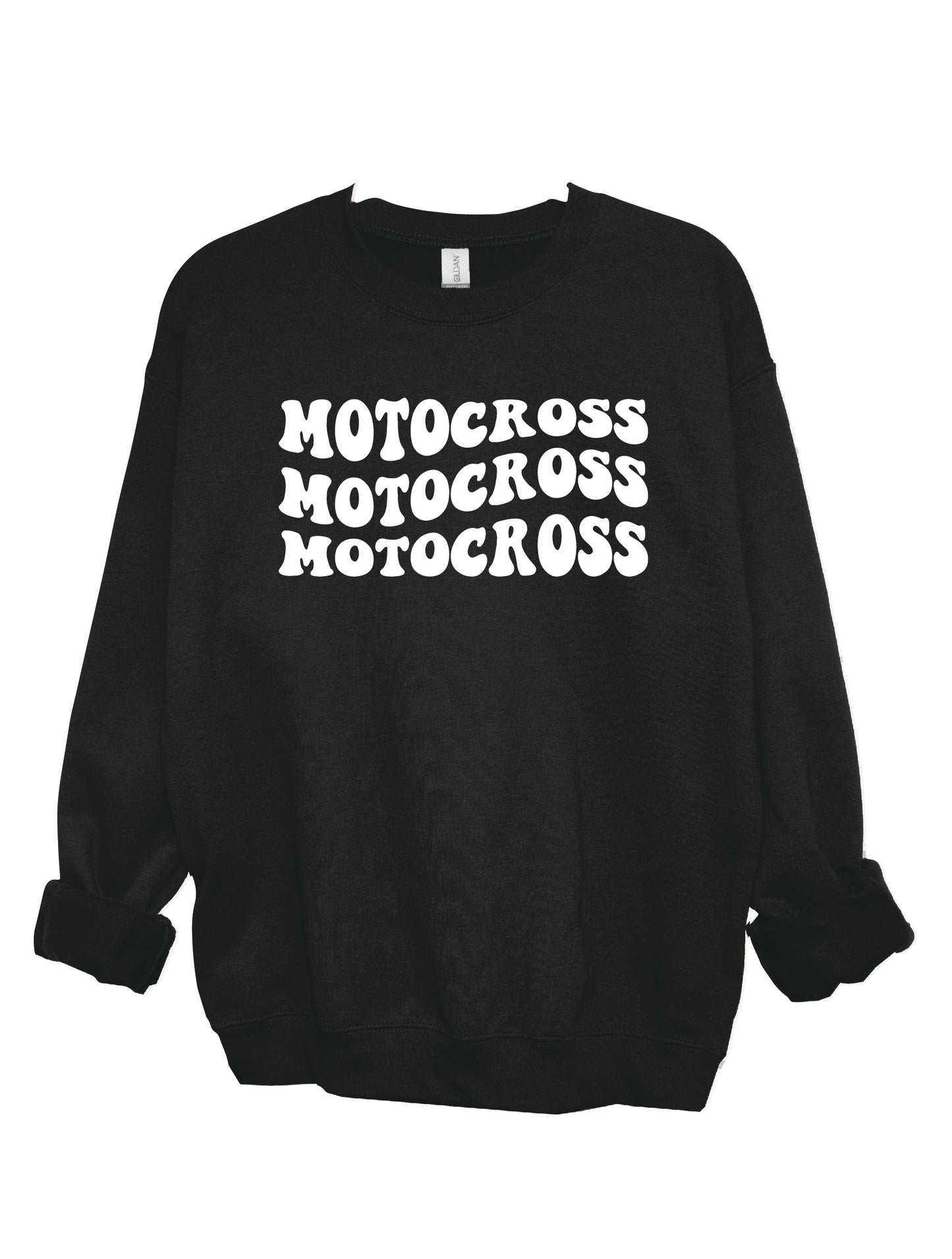 Motocross Groovy | 50/50 Cotton Poly | UNISEX | Crew