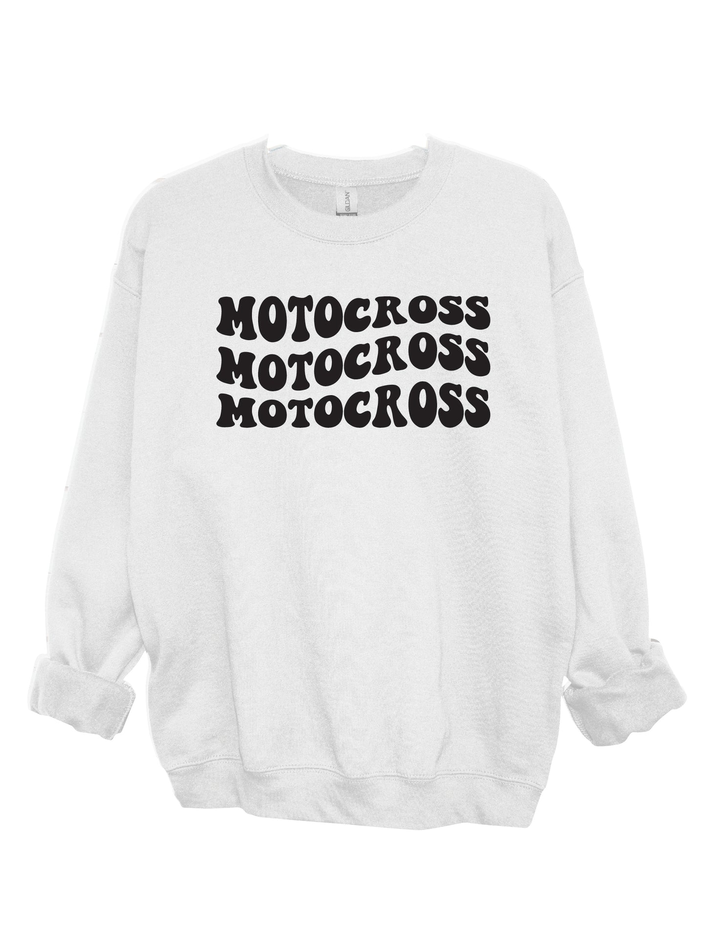 Motocross Groovy | 50/50 Cotton Poly | UNISEX | Crew