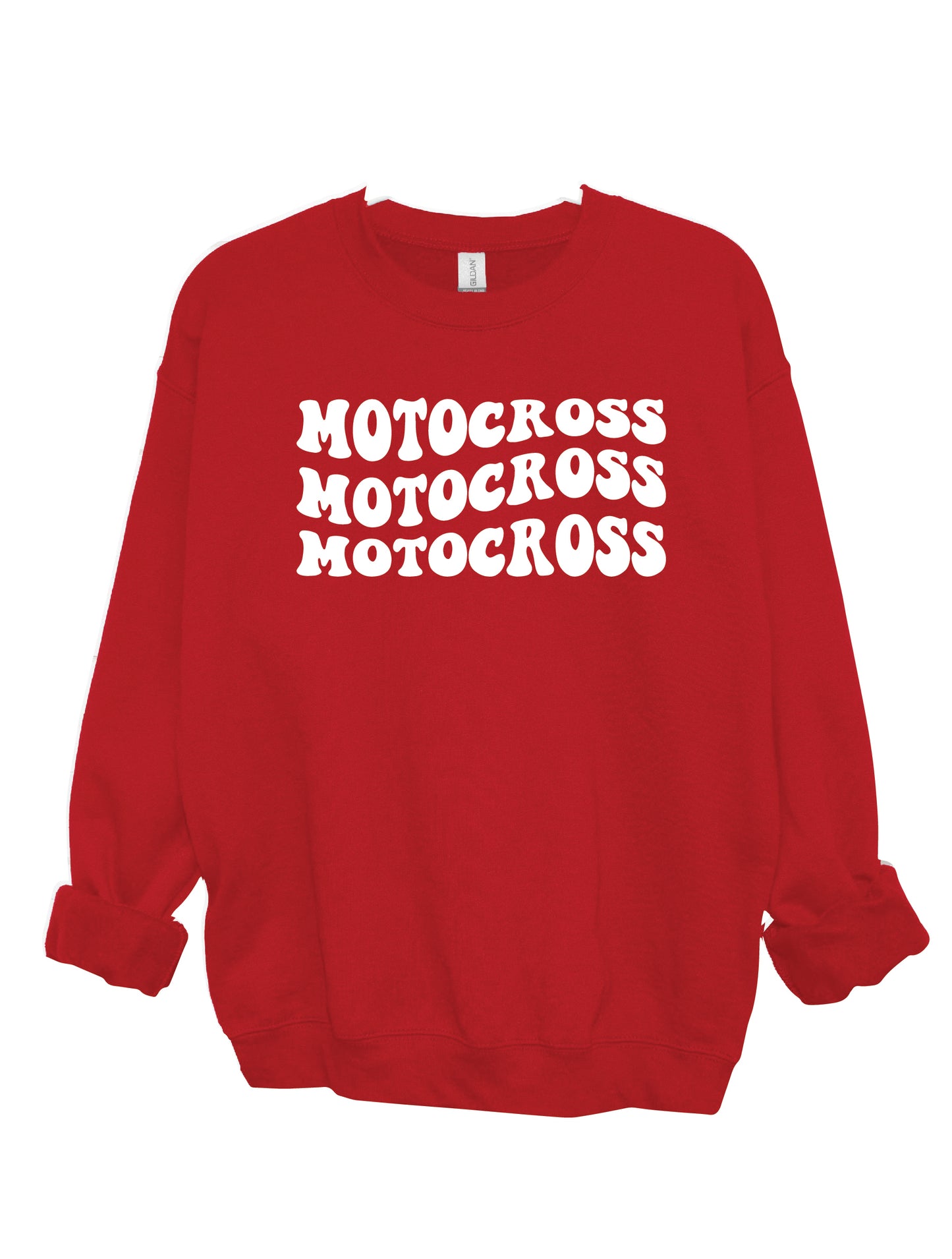 Motocross Groovy | 50/50 Cotton Poly | UNISEX | Crew