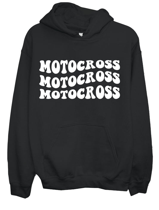 Motocross Groovy | 50/50 Cotton Poly | UNISEX | Hoodie