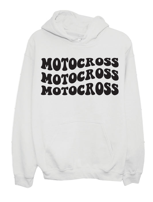 Motocross Groovy | 50/50 Cotton Poly | UNISEX | Hoodie