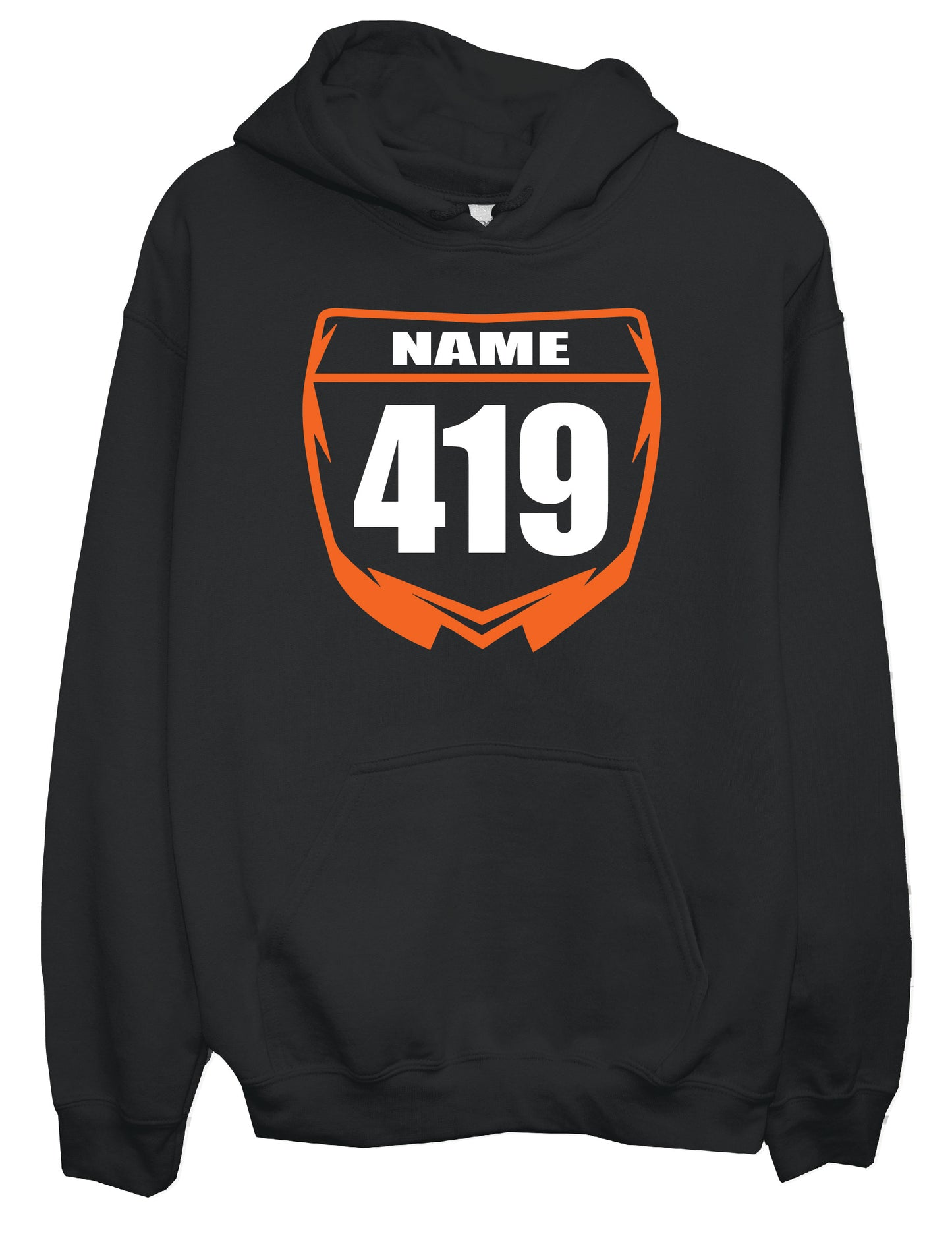 Name Plate | 50/50 Cotton Poly Blend | Hoodie | UNISEX