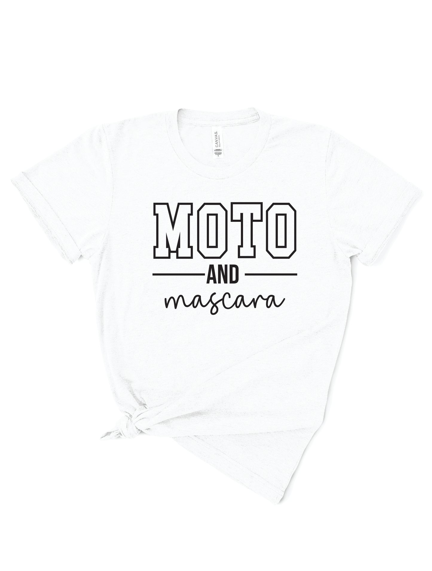 Moto and Mascara | 100% Cotton Ring Spun Cotton | UNISEX | T-shirt