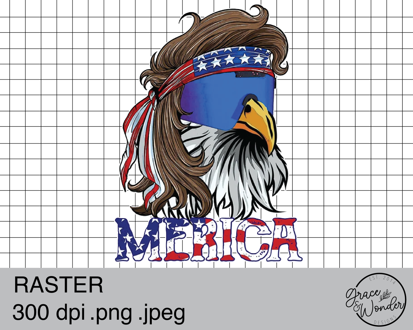 American Eagle | Digital Download | .PNG  | Sublimation Ready