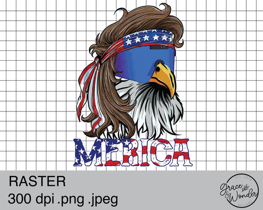 American Eagle | Digital Download | .PNG  | Sublimation Ready