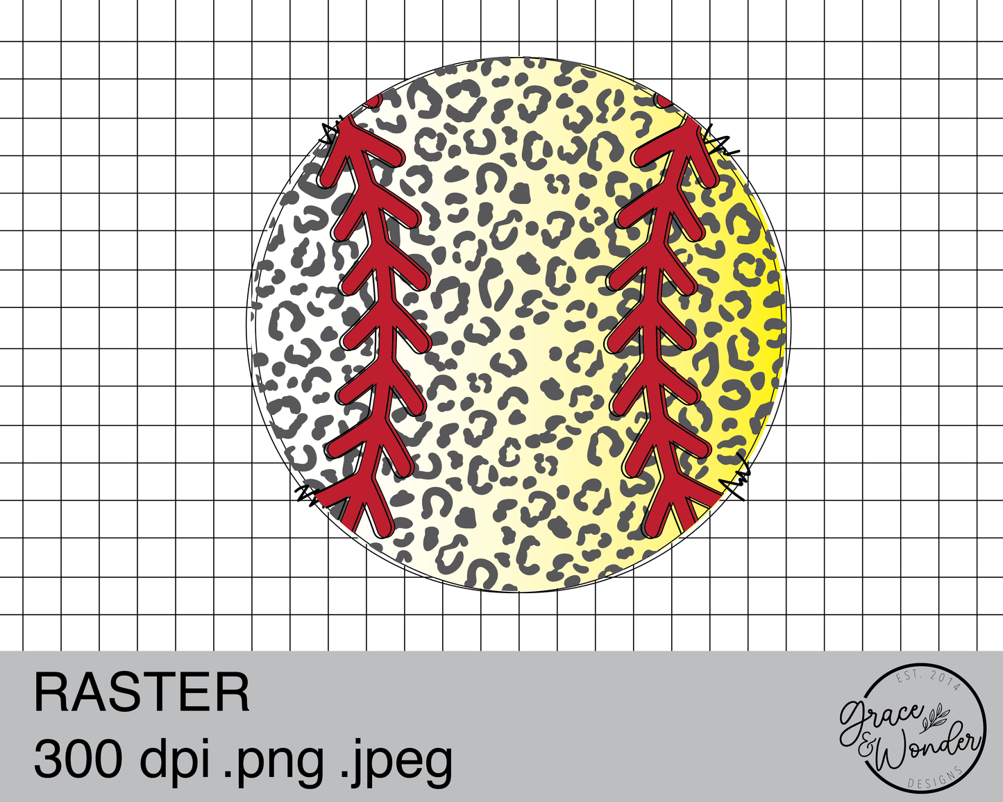 Baseball Softball Leopard Print | Digital Download | .SVG .PNG .EPS | Sublimated & Vinyl Ready