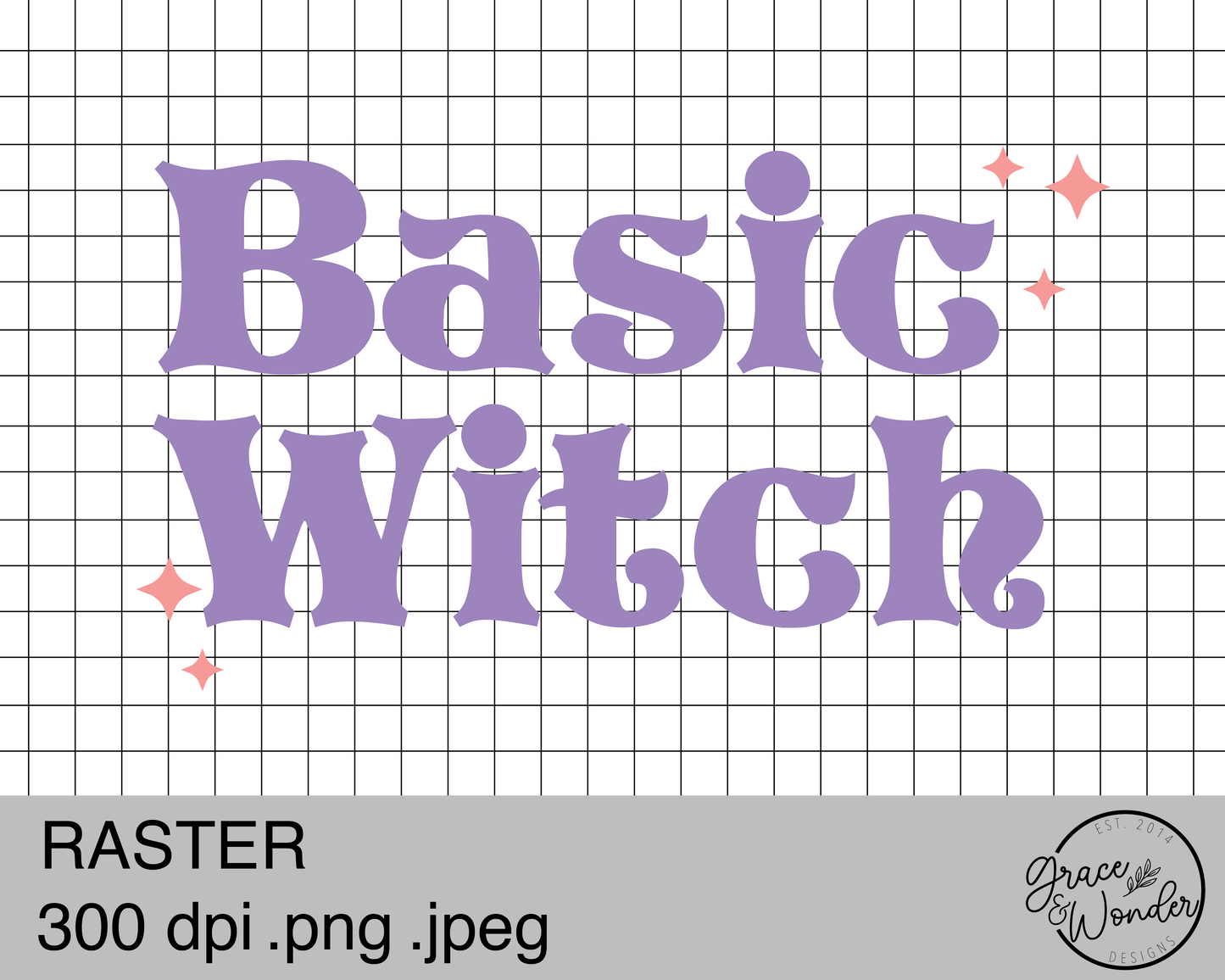 Basic Witch | Digital Download | .PNG  | Sublimation Ready