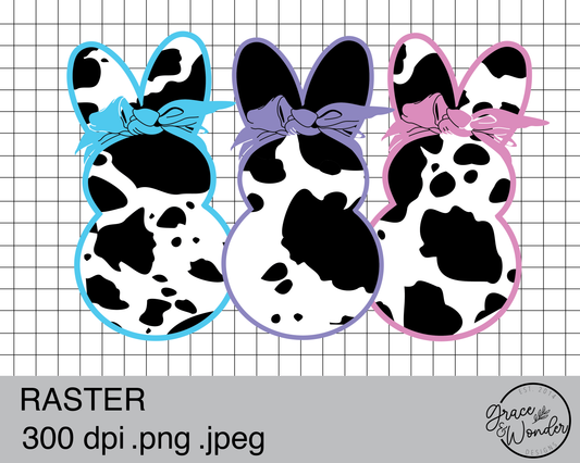 Easter Peep Cowhide | Digital Download | .PNG  | Sublimated