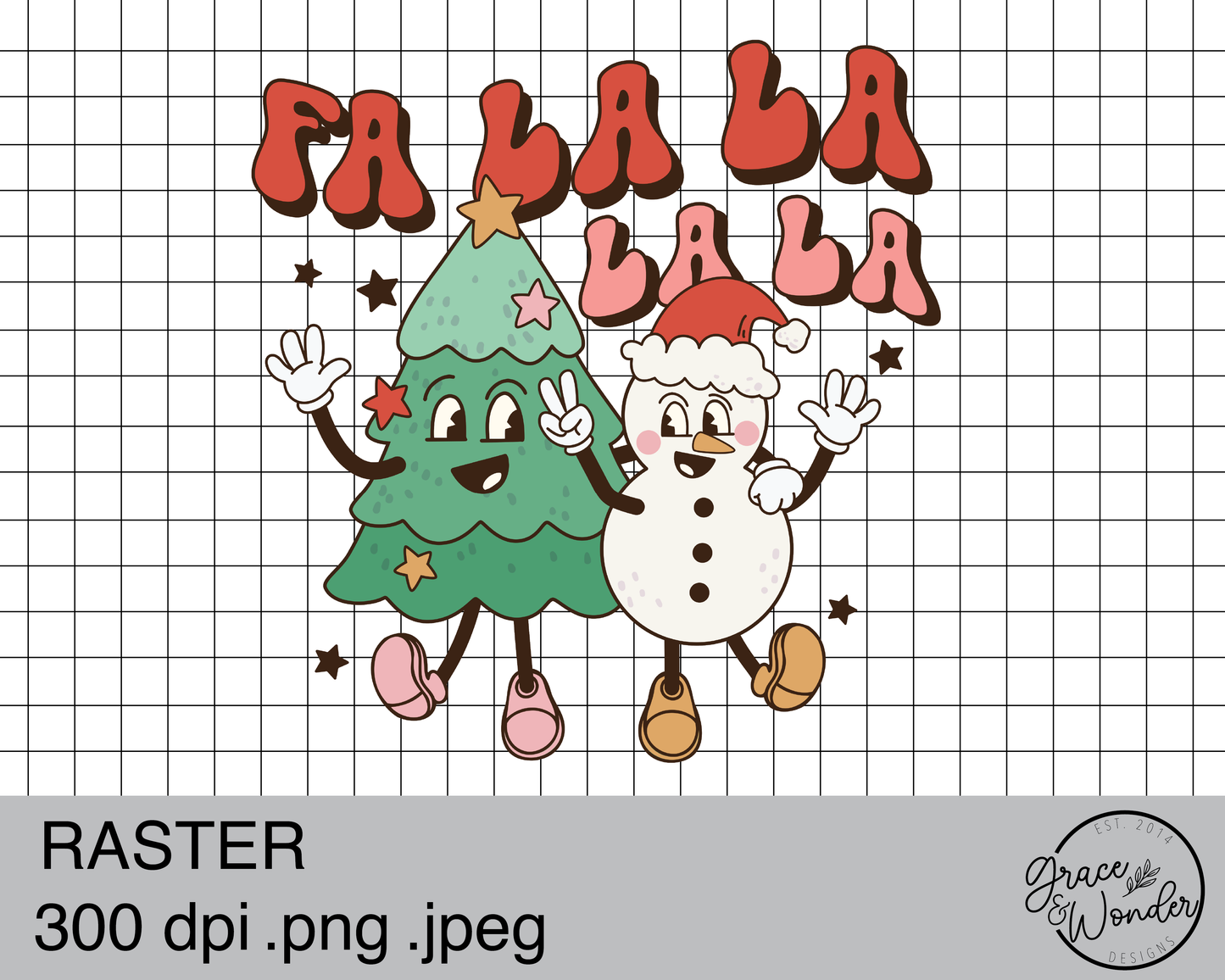 FA LA LA LA LA LA LA | Digital Download | .PNG  | Sublimation Ready