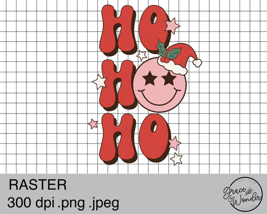 HO HO HO | Digital Download | .PNG  | Sublimation Ready