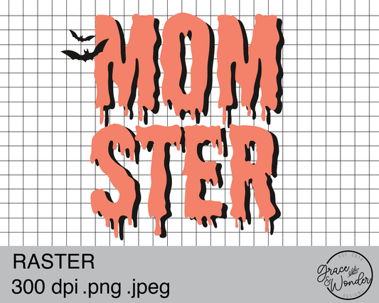 Momster | Digital Download | .PNG  | Sublimation Ready