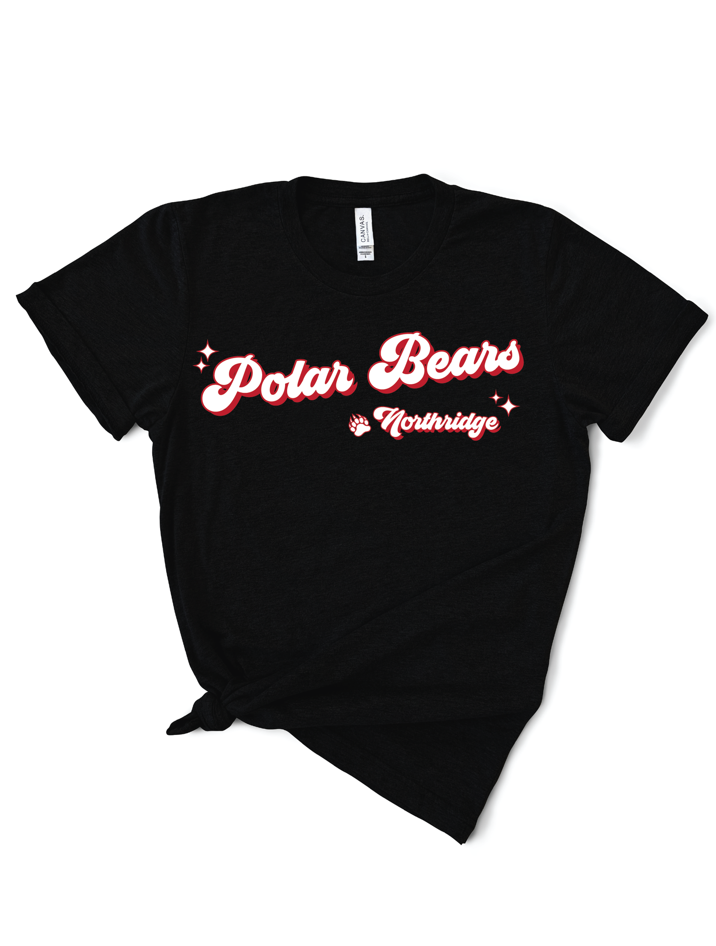 Polar Bear Retro | 50/50 Cotton Poly | UNISEX | T-shirt