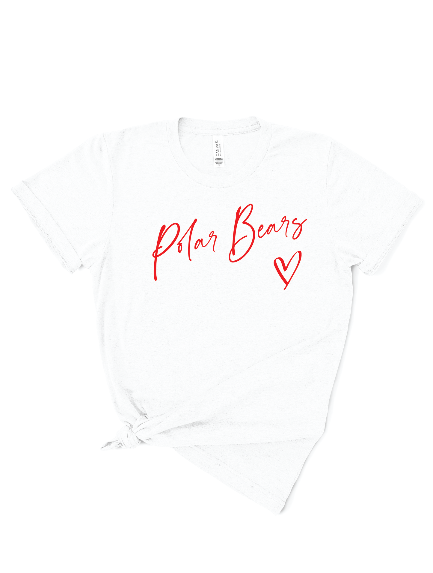 Polar Bear Heart | 100% Ring Spun Cotton | Unisex | T-shirt