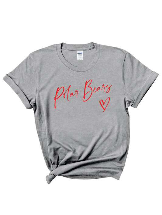 Polar Bear Heart | 100% Ring Spun Cotton | Unisex | T-shirt