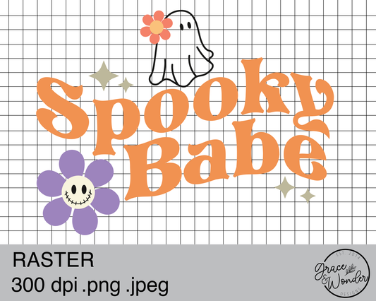 Spooky Babe | Digital Download | .PNG  | Sublimation Ready