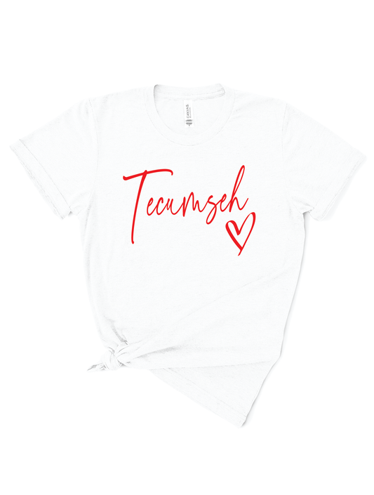 Tecumseh Cursive | 50/50 Cotton Poly | UNISEX | T-shirt