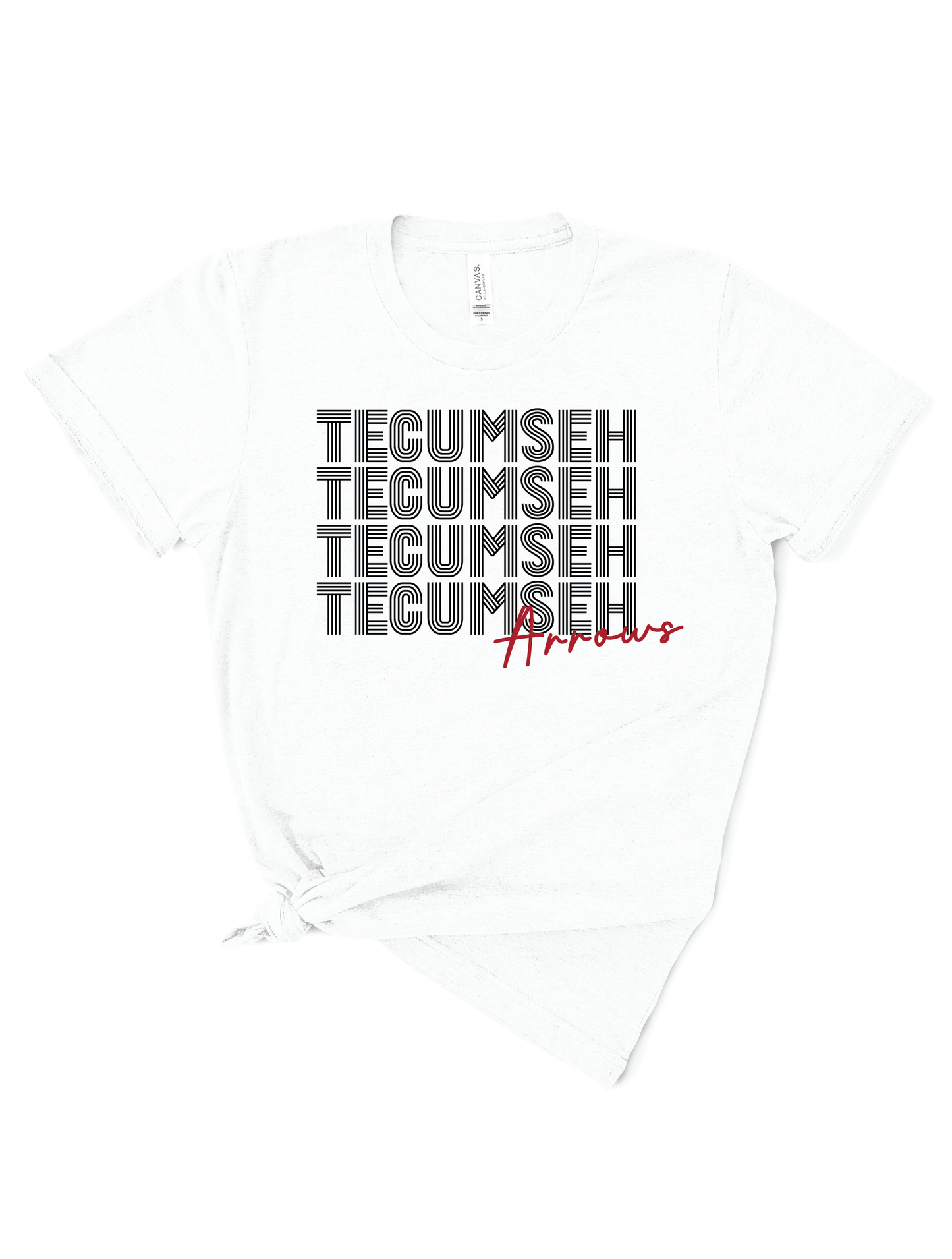 Tecumseh Retro Lines | 50/50 Cotton Poly | UNISEX | T-shirt