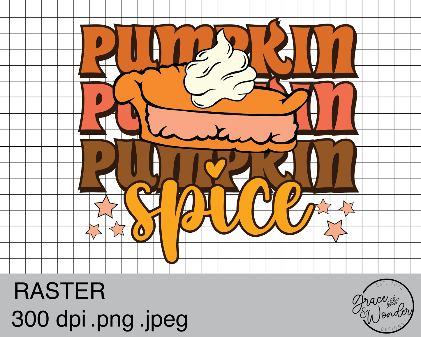 Pumpkin Spice | Digital Download | .PNG  | Sublimation Ready