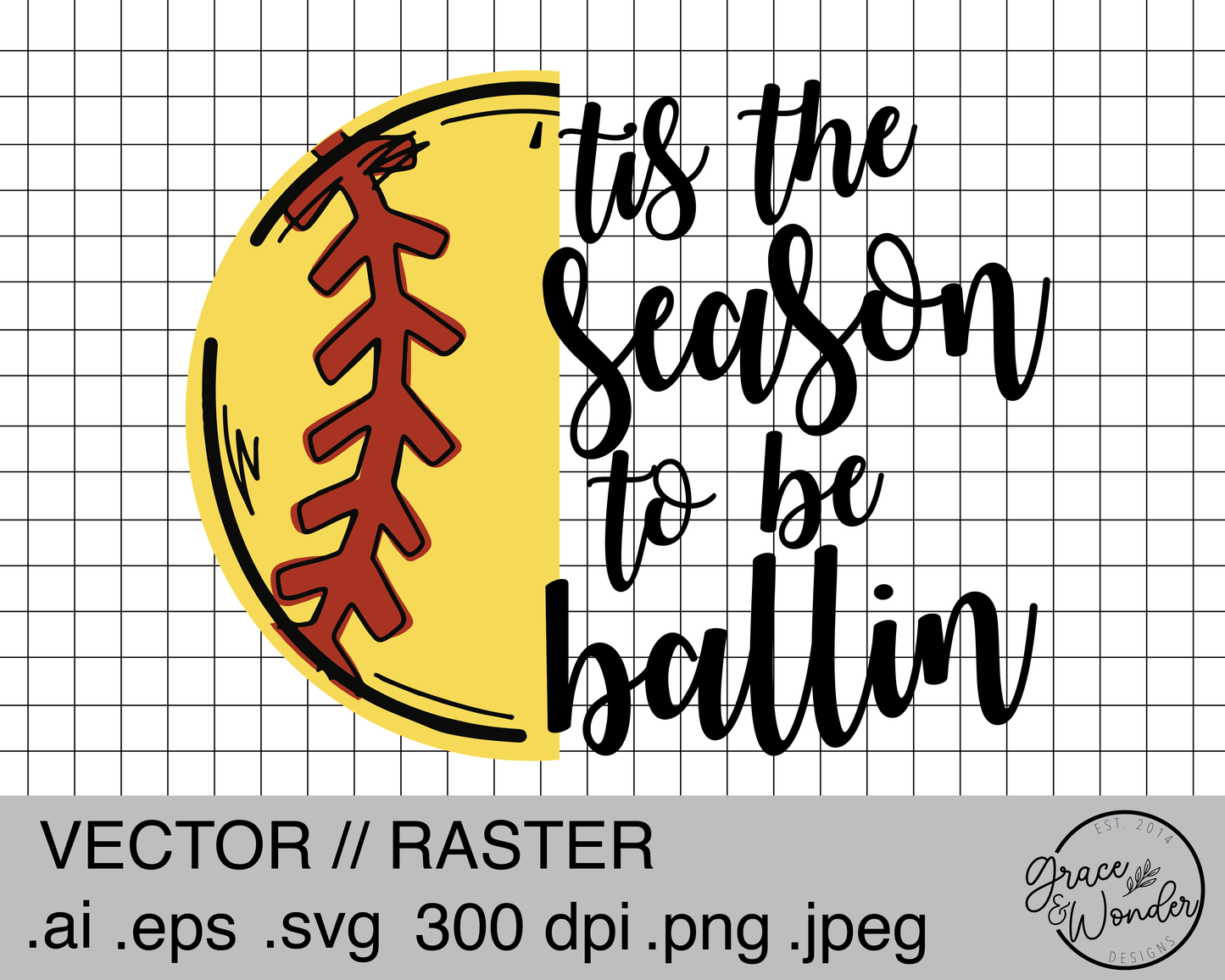 'tis the season to be ballin | Digital Download | .PNG .SVG | Circuit Ready | Sublimation Ready