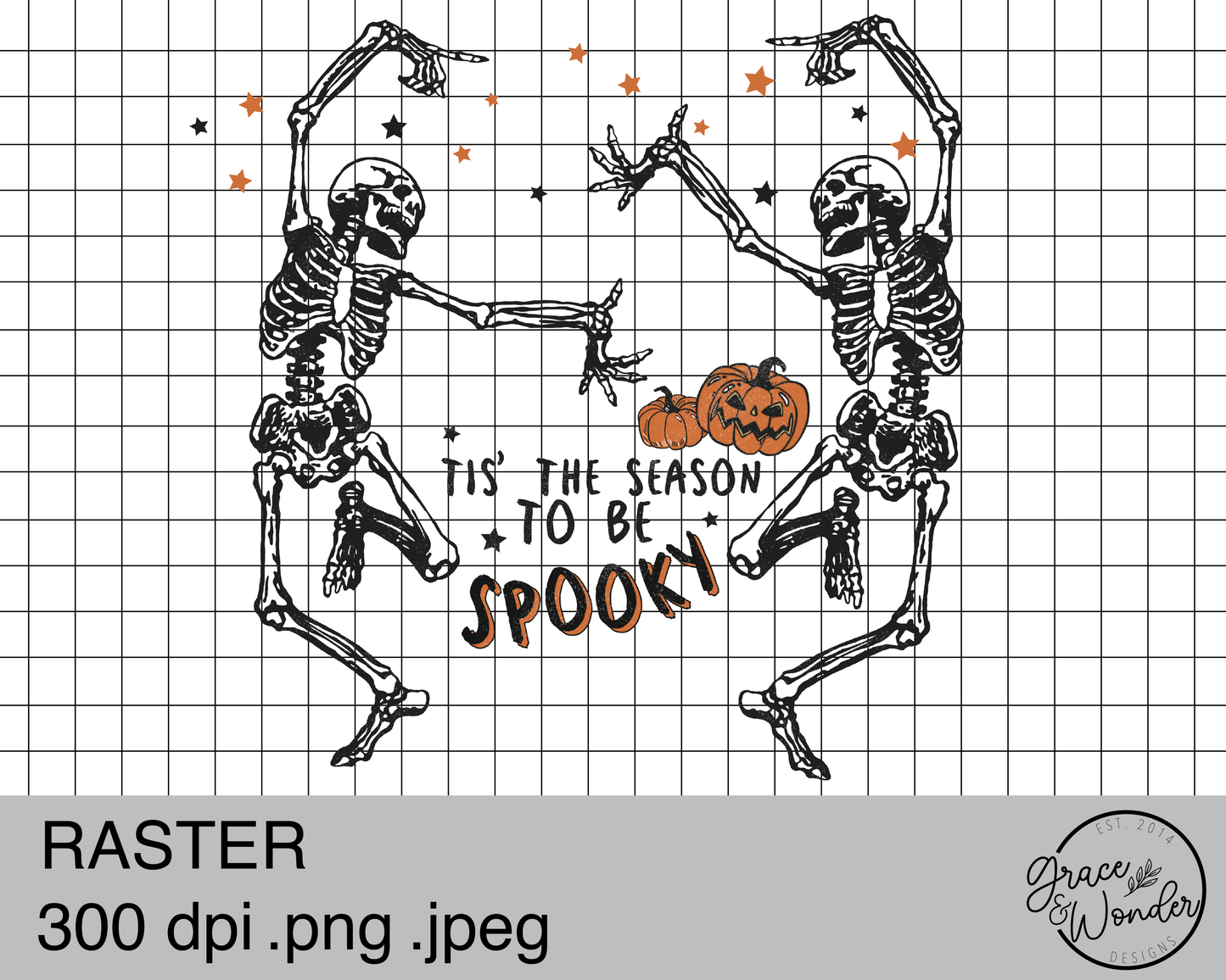 'Tis the Season to be Spooky | Digital Download | .PNG  | Sublimation Ready