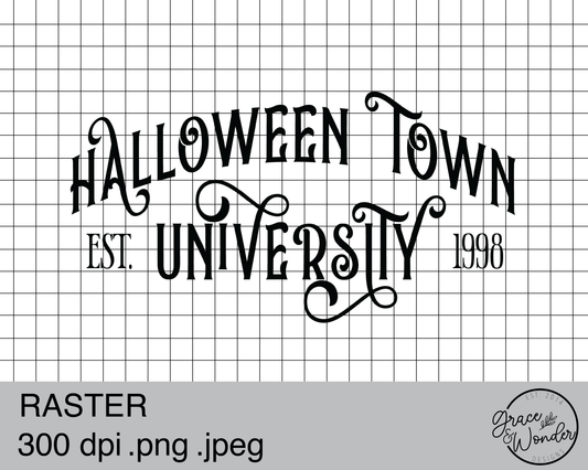 Halloween Town University| Digital Download | .PNG  | Sublimation Ready