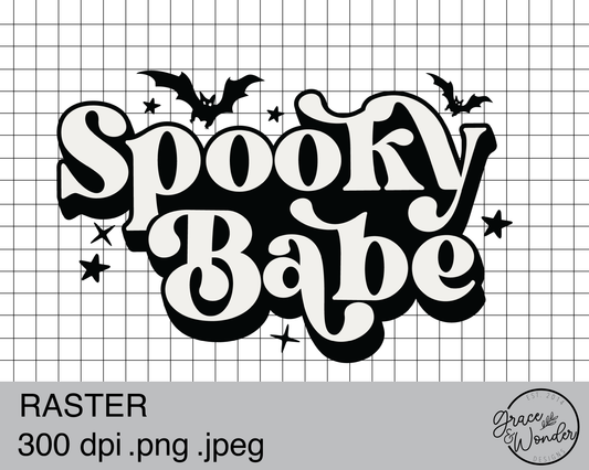 Spooky Babe | Digital Download | .PNG  | Sublimation Ready